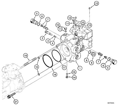 case 1845c tandem pump leak